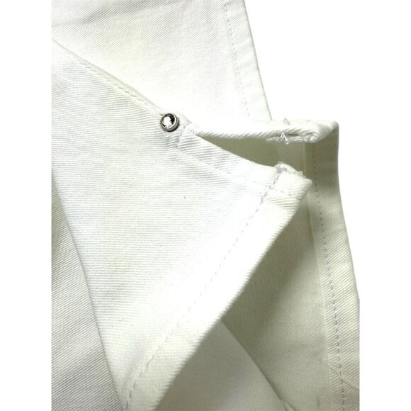 Gloria Vanderbilt Womens White Straight Leg Cut Amanda Capri Pants Sz 10 New - Picture 7 of 10